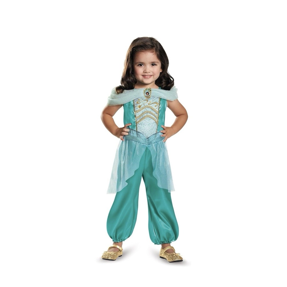 Disney Princess Jasmine Toddler Costume, Officially Licensed Dress-Up 2T New